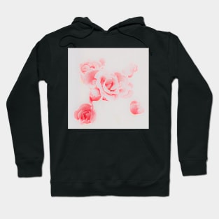 Sweet Love - Pretty Pink Roses - Pink Floral Watercolor Blooms Hoodie